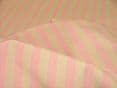 Prestigious Textiles Pink & Cream Ticking Curtain /Upholstery Fabric